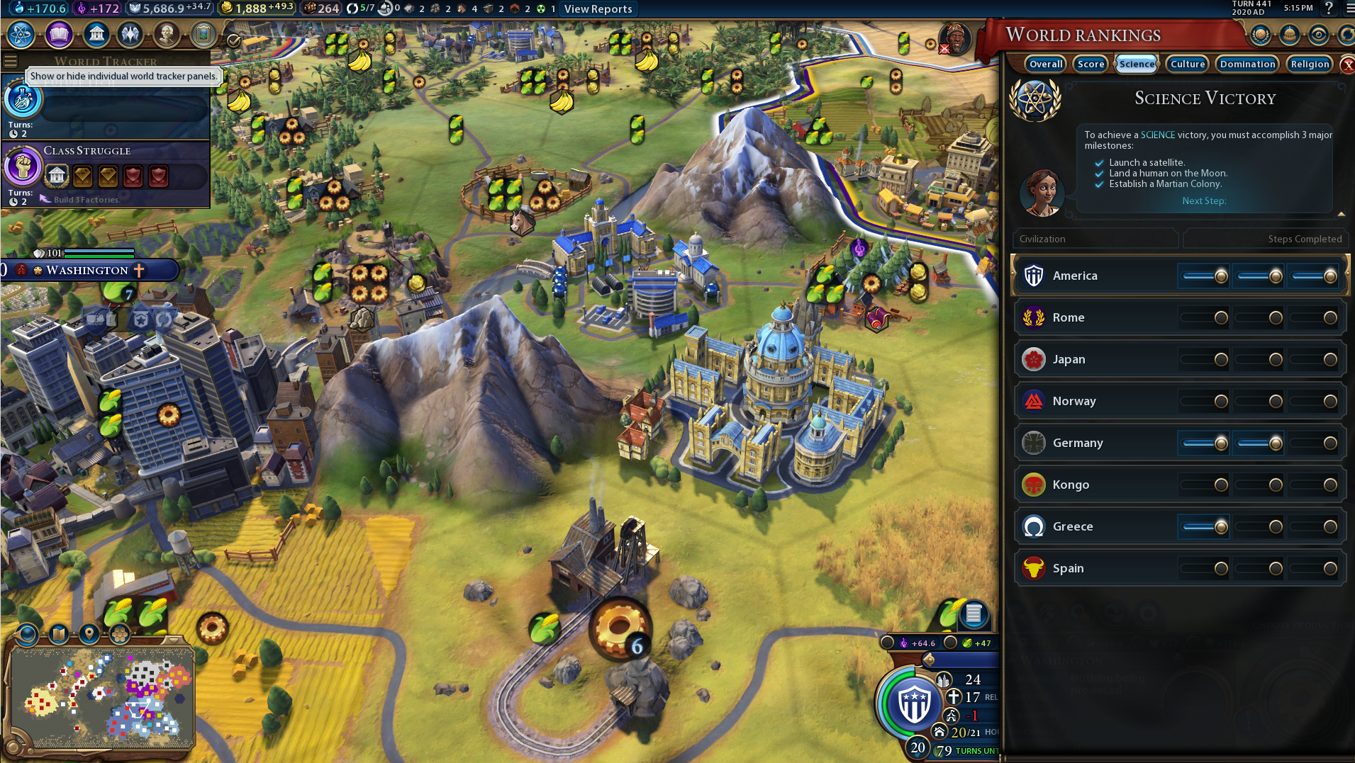 Civilization 6 Science Victory how to win the Scientific Victory